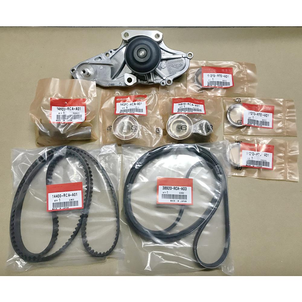 

19200-RDV-J51 for Acura MDX RDX TL Honda Pilot Accord Odyssey Timing Belt Kit 9pcs 14400-RCA-A01 19200-RDV-J51 14520-RCA-A02