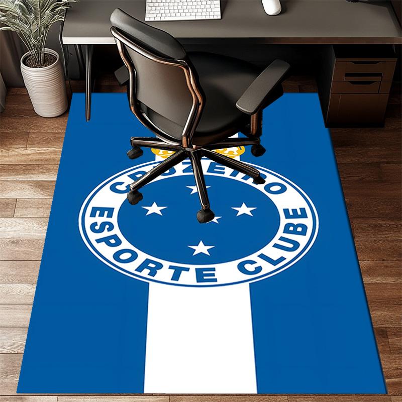 Fc Emblem Printed Office Carpet Chair Cushion  Entryway Rug, Rugs for Living Room, Bedroom Christmas gifts