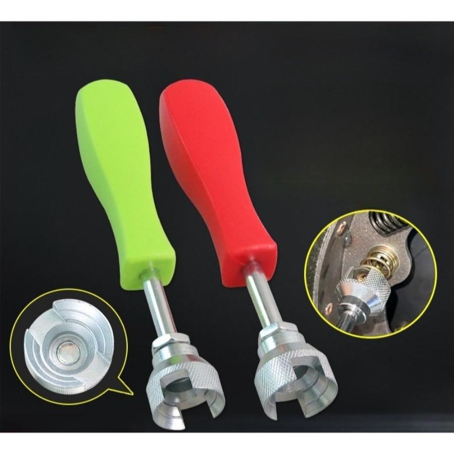 Comprehensive Car Brake Service Kit - Tools for Caliper, Drum & Spring Compression Maintenance