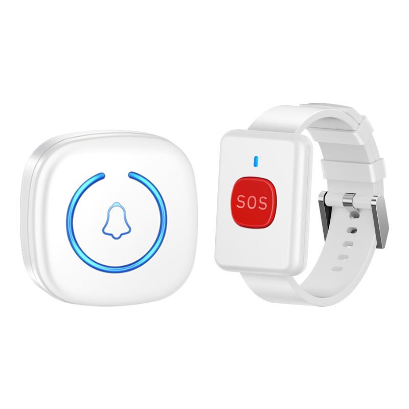 Elderly Wireless Emergency Alarm with Lanyard & Music Bracelet