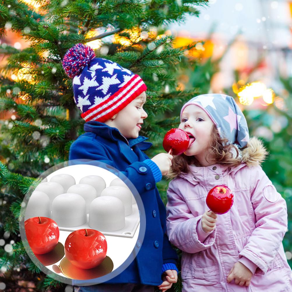 Julaften 15 Hulrom Epledesign Silikonkakeformer Sjokolademousse Bakverk Bakeformer