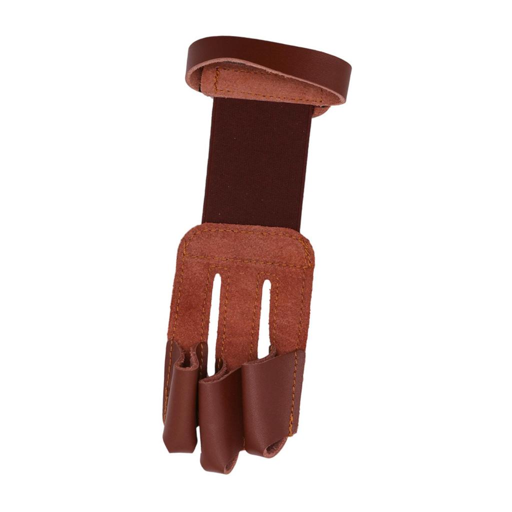 Archery Glove PU Leather Lightweight for Men Women Beginner Practice