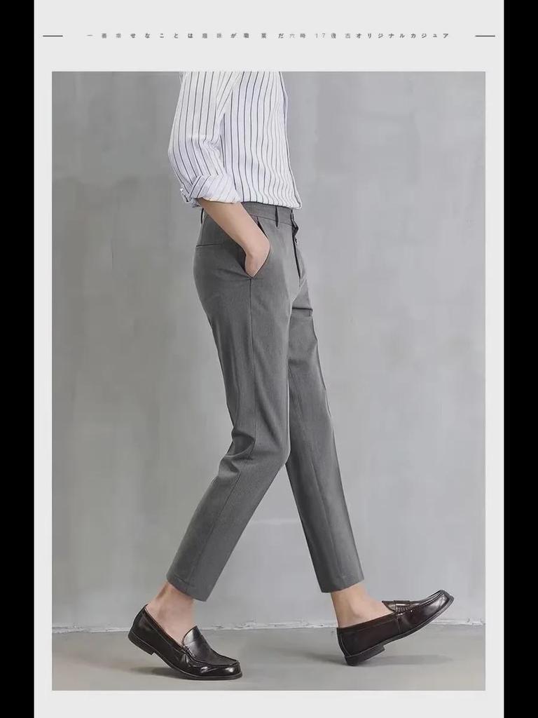 Men's Slim Fit Light Business Suit Pants, Sizes 28-40