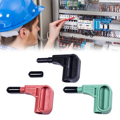 3pcs Magnetic Probe Heads with 4mm Banana Plugs Quick Connection Multimeter Test Leads Without Soldering for Multimeter