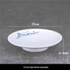 Artistic Irregular Ceramic High-Footed Dinner Plate