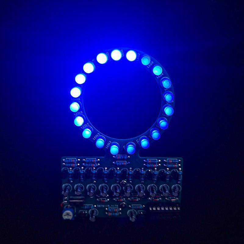 

Cd4017 Ring Shaped Gradient Led Water Lamp Diy Electronic Kit Welding Manufacturing Parts For Physics Experiment Teaching