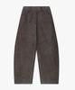 Gilyeong Denim Corduroy Barrel Pants_Brown