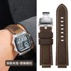 Für Casio kleine quadratische Uhr AE1200/1300/1000 SGW-500H/W218 A159 A158 A168 retro mattiertes Rindslederarmband echtes Lederarmband
