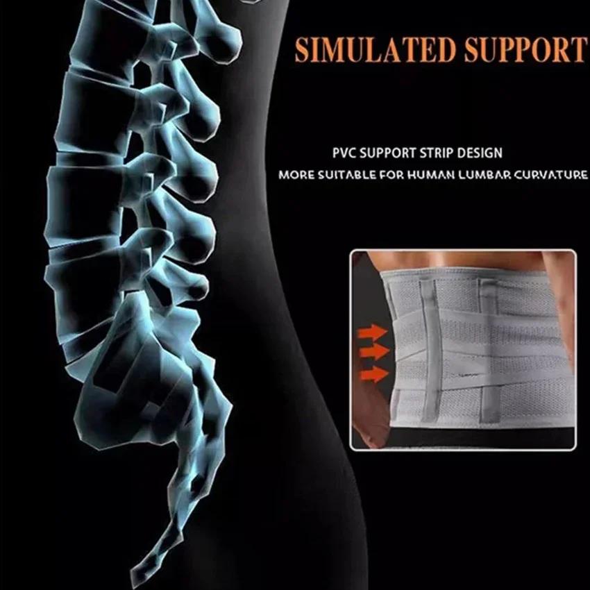 Centură de sală Centuri de suport pentru talie și spate Centură abdominală pentru burtă Reglabilă Protecție talie Centură de transpirație Centuri de suport pentru talie