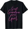 Gender Reveal Great Grandma Says Girl Matching Baby Party T-Shirt