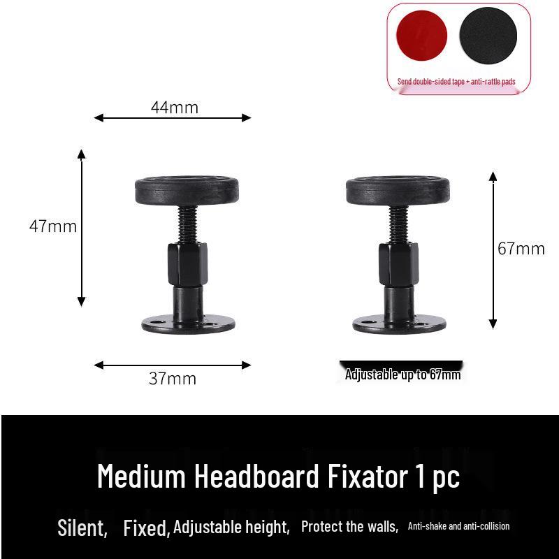 Regulowany Stabilizator Zagłówka Łóżka - Przeciwwstrząsowy, Przeciwko Kołysaniu, Przeciwskrzypiąca Podkładka Ścienna