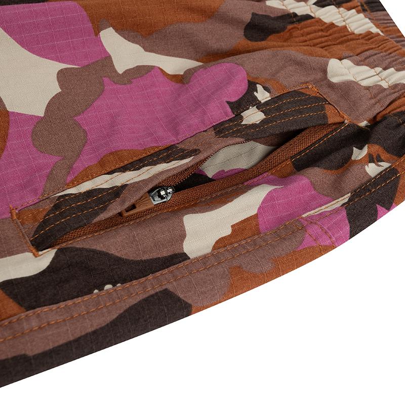 Anta Full Print Mid Waist Breathable Casual Pants Men Bottoms Luxurious-Brown 172441504S-1