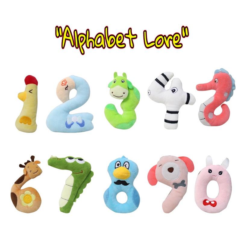 Plüschtier Kuschelgeschenk Für Baby Kinder Alphabet Lore Zahlenblöcke