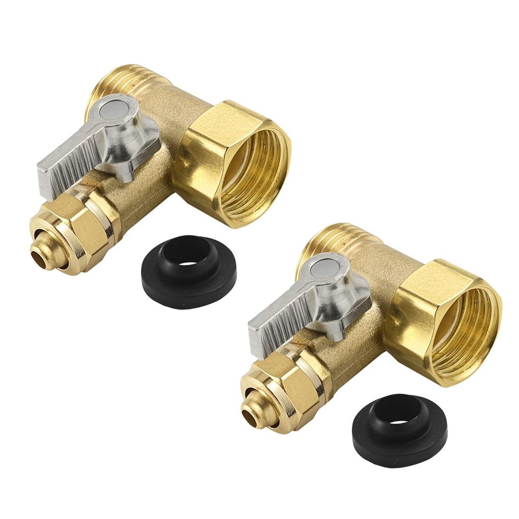 Strong Brass Inlet Valves Water Control Valves with Triple Port Connection & Modulars Maintenance For Pipe Networks