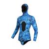 Muta separata in neoprene da 3 mm Uomo Donna Mimetica con cappuccio Apnea Surf Pesca subacquea Immersioni profonde Salvataggio Calda