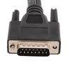 DB15 Male Connector Test Cable For J1939 9 Pin To J1708 Truck Diagnostic Adapter Cable 402048 Replacement