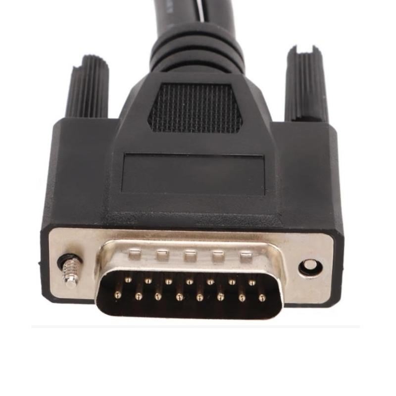 DB15 Male Connector Test Cable For J1939 9 Pin To J1708 Truck Diagnostic Adapter Cable 402048 Replacement