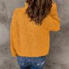 Women's Fashion Casual Fall Winter Solid Color Print Long Sleeve High Neck Sweaters