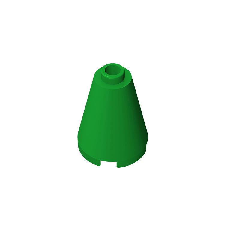 3942-Piece Building Blocks Set: LEGO-Compatible 2x2 Conical Large Missile Head Assembly Parts