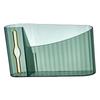 Trash Bag Dispenser Clear Punch   Wall Mount Garbage Bag Roll Holder Storage   Space Saving for Kitchen Bathroom