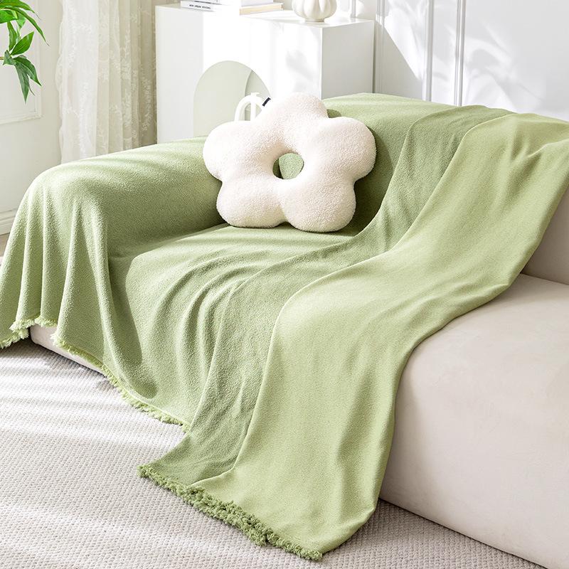 Waterproof Sofa Cushion Cover Towel Four Seasons Universal Non-Slip Cushion Sofa Cover Lazy Square Cat's Paw Cloth Cushion