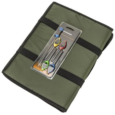 3 Fold Fishing Landing Mat Foldable Fishing Unhooking Mat with Baiting Needle Foldable Padded Outdoor Fishing Tool