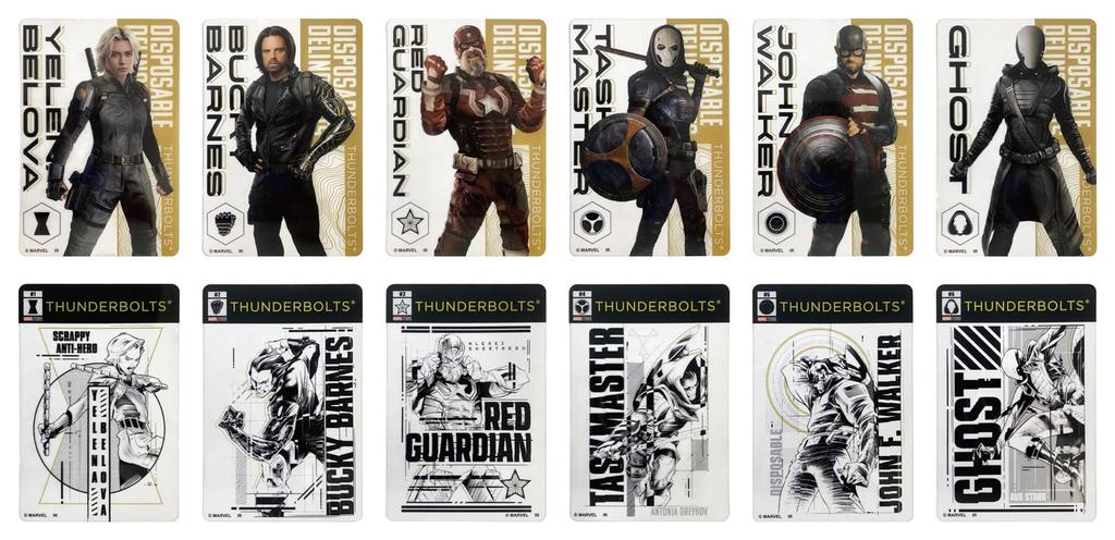 Clear Card Collection Types In Total IJ268 Thunderbolts 12