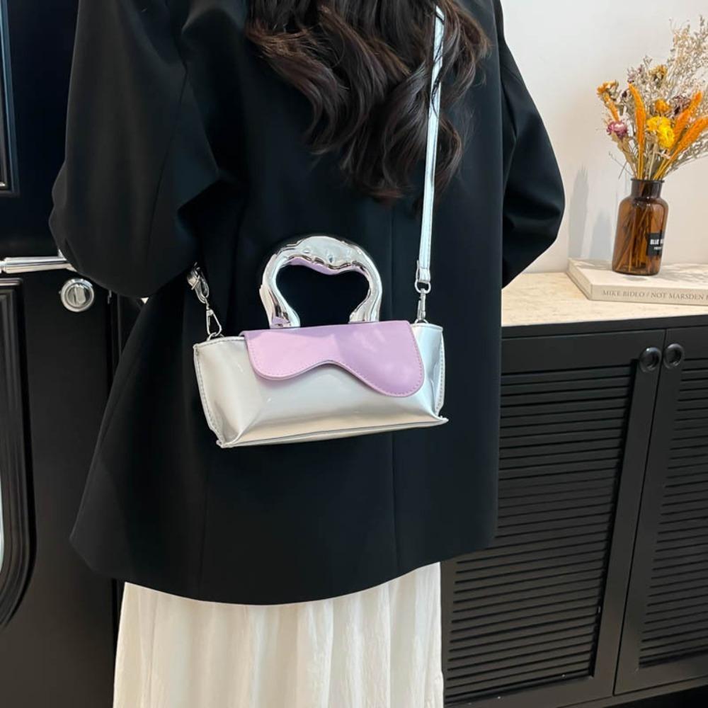 Elegant PU Leather Shoulder  Bag Waterproof Women's Handbag Square Crossbody Bag  Outdoor