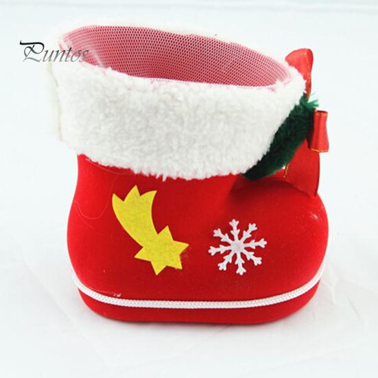 Christmas Boots Reused Increase Atmosphere Decorate Christmas Decoration Candy Boots