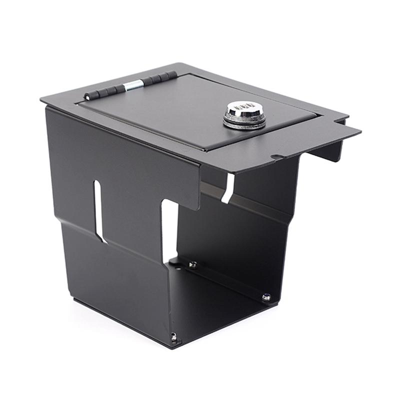 Car Armrest Safe Box Center Console Storage Organizer For Toyota 4Runner 2010-2025 Accessories, 3-Digit Combination Lock