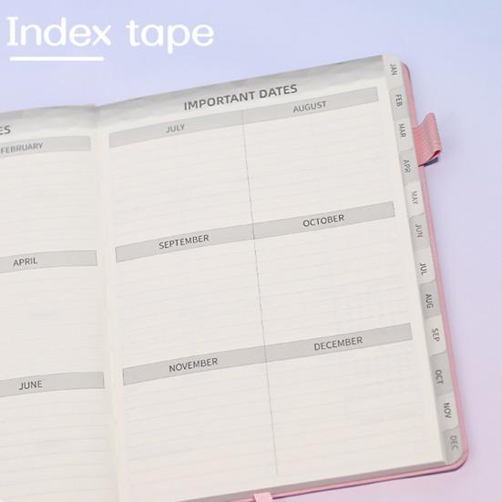 2026 Academic Planner A5 Daily Notebook for Scheduling Journaling Goal Tracking 144 Pages Professional Task List Planner