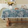 Tovaglia Stile Pittura a Olio Retrò Tovaglia da Tavolo da Cucina Copritavolo Rettangolare in Cotone Lino Jacquard Tovaglie Rettangolari Copritavolo da Tavola da Pranzo