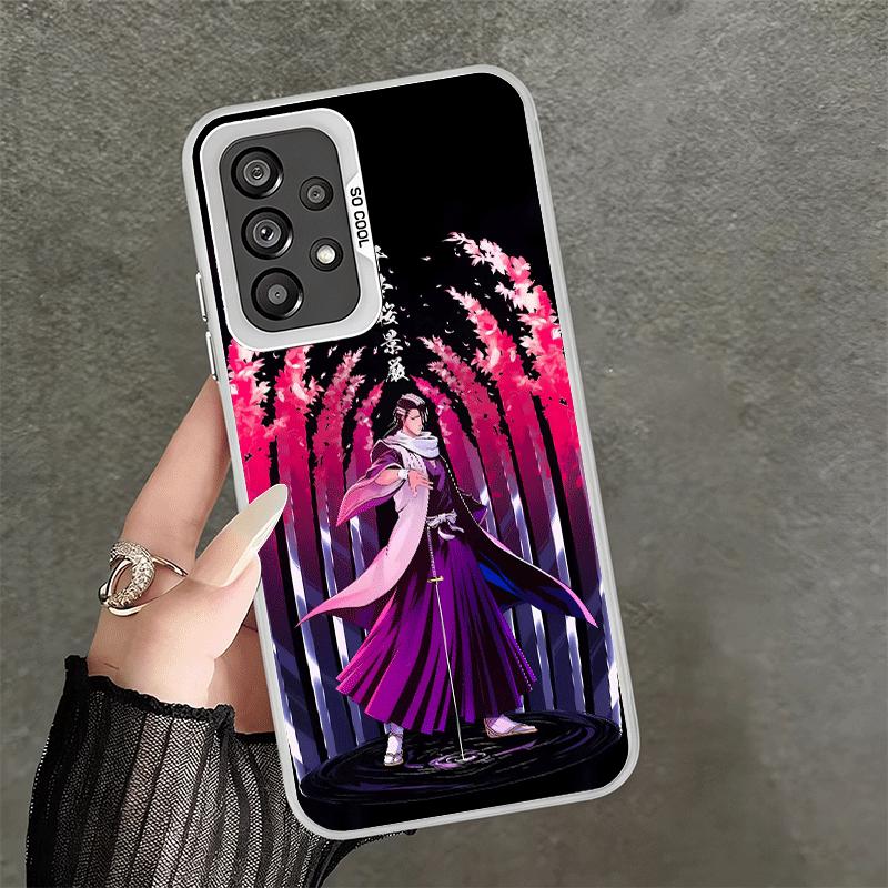 Bleach Kuchiki Byakuya Soft Phone Case for Samsung A17 A16 A15 A14 A13 A57 A56 A55 A54 A53 A37 A36 A35 A34 A33 A26 A25 A24 A23 A