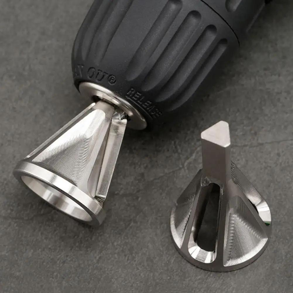 1PC Deburring External Chamfer Tool Stainless Steel Remove Burr Drill Bit for Grinding Angle Trimming Metal Deburr Screw Repair