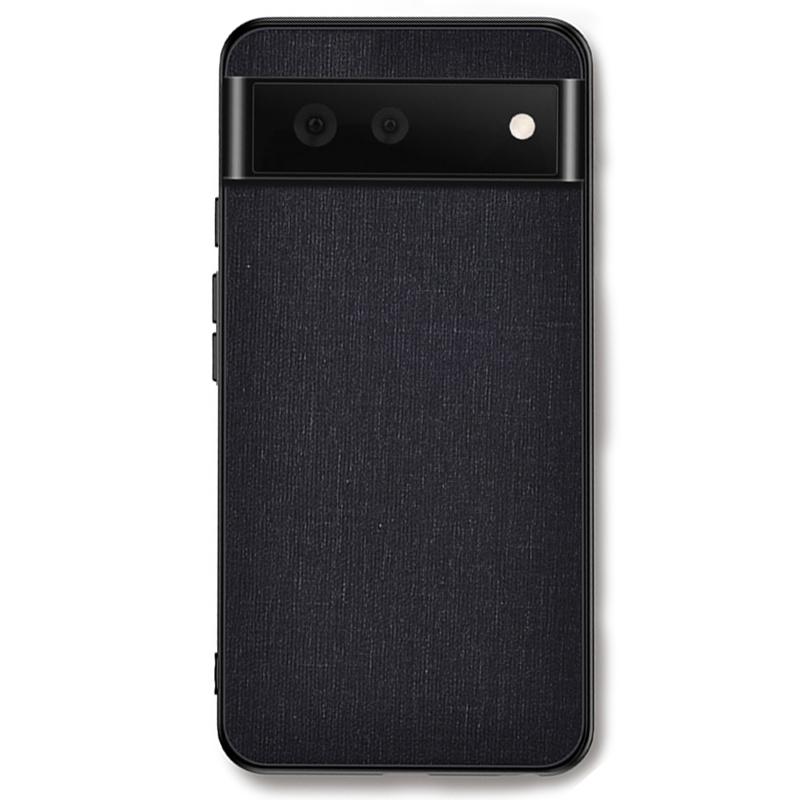 

Для Google Pixel 8 Текстура ткани ПК+ТПУ Чехол для телефона Противоударный Чехол для мобильного телефона Black