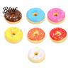 Realistic Donut Toy Squeeze Soft Slow Rebound Stress Relief 7cm Cute Reliever Simulation for Kids Adults Desktop Decoration Baking Prop Photo