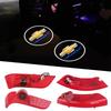 2 Piece Car Door Welcome Light Led HD Projector Lamp Courtesy Lights for CAPTIVA Epica 2007-2017 Auto Accessories
