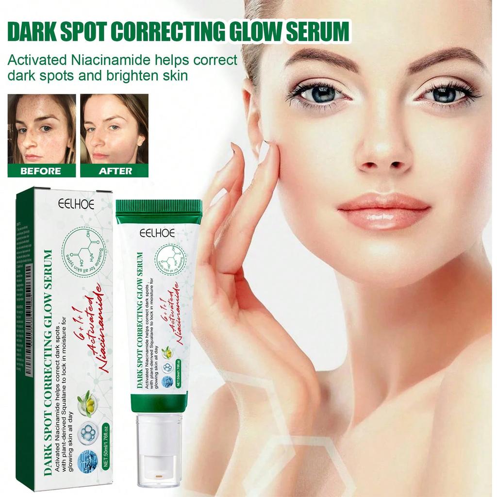 1PC Dark Spot Correcting Glow Serum, Facial Care, Moisturizing And Hydrating,Reducing Yellowing,Enha