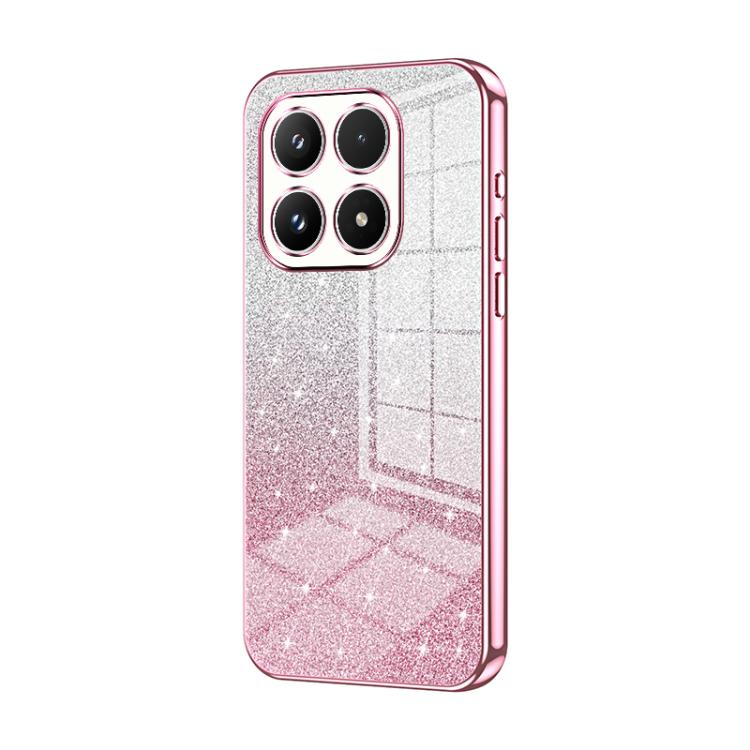 Gradient Glitter Powder Electroplated Phone Case
