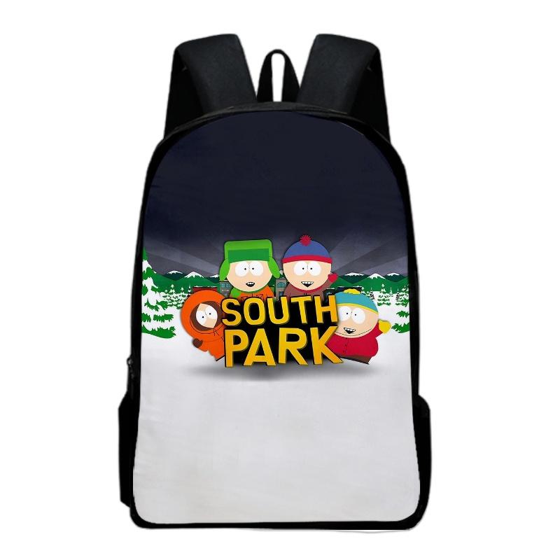Unisex South Park Backpack With Matching Pouches For Students