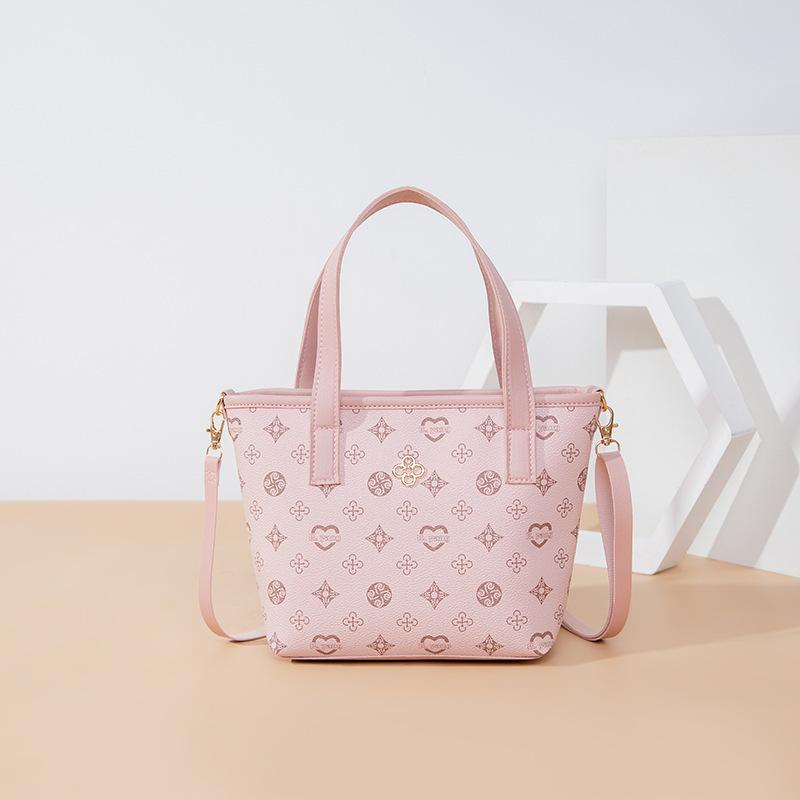 Guangzhou bag women's new fashion new printed portable shoulder bag tote bag women's bag small bag