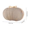 1PC Egg Shape Rhinestones Evening Bag Beaded Chain Purse Clutch Shoulder Bag Handbags Wedding Party Women's Luggage Bags