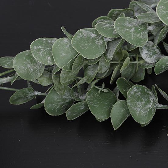 5Pcs/Set Green Artificial Eucalyptus Leaf Plant Vine Garden Balcony Home Decor