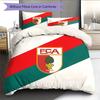 FC Augsburg2 Pattern Bedding Quilt Set Home Decoration Gift (1 * Duvet Cover + 2 * Pillowcase Without Core)