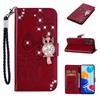 Cartões Brilhantes Carteira Solt Capa de Couro Flip Para Xiaomi Redmi Note 15 14 12 Pro 13 11 12T 13T Coruja Em relevo Bling Bolsa Capa Livro