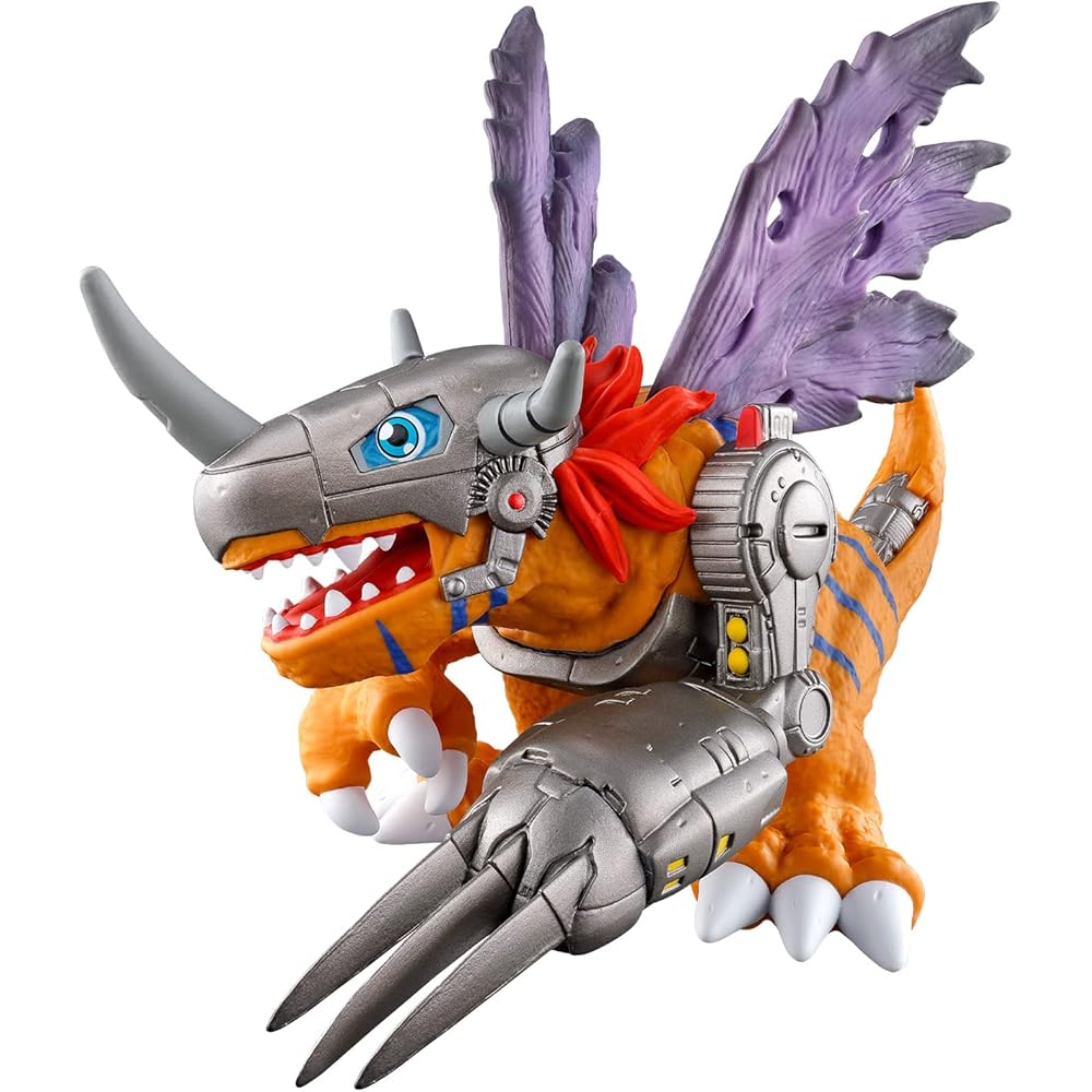 Digimon Adventure Dynamotion MetalGreymon Action Figure Collectible Toy