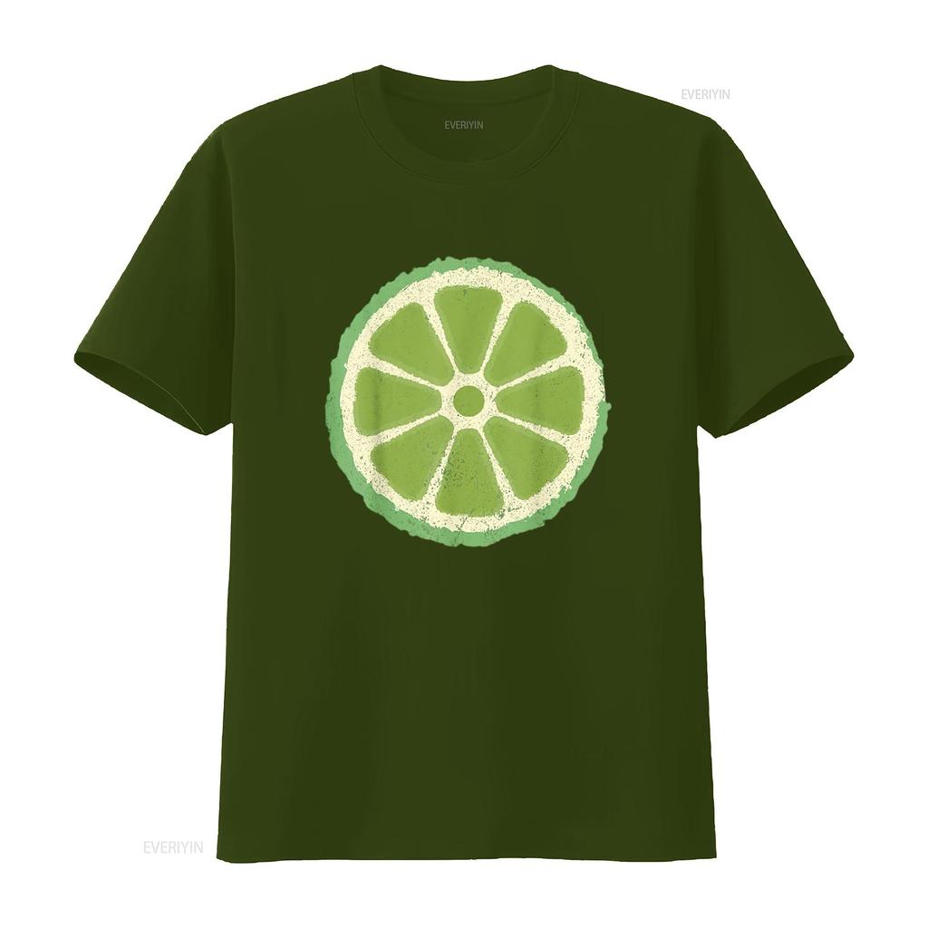Womens Green Lime Costume T Shirt Group Matching Halloween vintage Washed Stylish graphic Casual Breathable Stretched Versatile