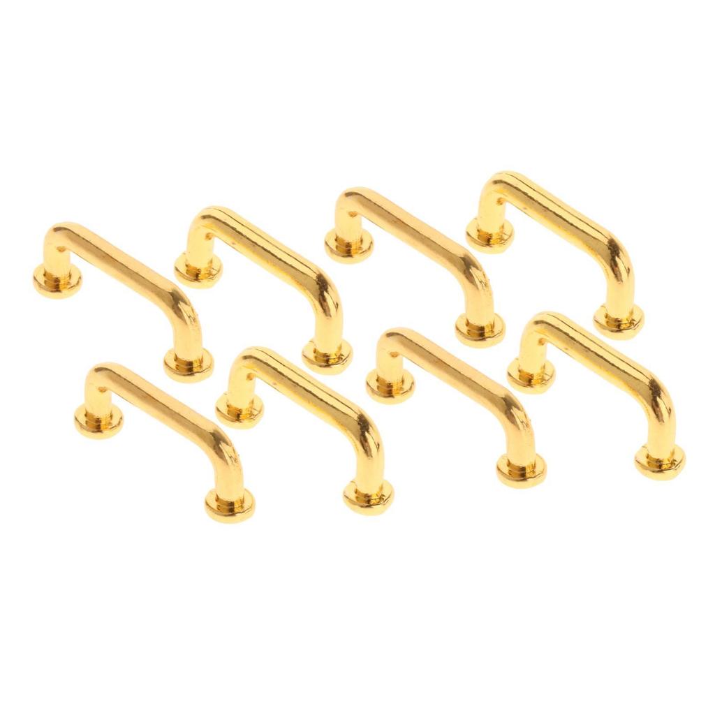 1/12 Mini Pulls Dollhouse Arch Shape Toy Drawer Handle for Furniture Cabinet
