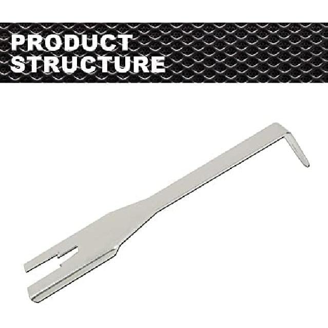 CROSSDESIGN Demontagewerkzeug Gestanzter Innentürgriff Stahl Innentürgriff Fensterlüftungskurbel Halteclip Demontagewerkzeug Kompatibel mit Chevy GM