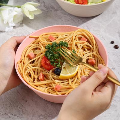 Japanische Instant-Nudelschüssel, mikrowellen- und spülmaschinenfest, großes Fassungsvermögen, stapelbar, unzerbrechlich, Müsli-Suppen-Reisschüssel für die Kantine